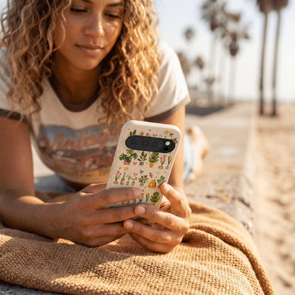 Seashell Plants and Blooms Google Pixel 10/10 Pro Case