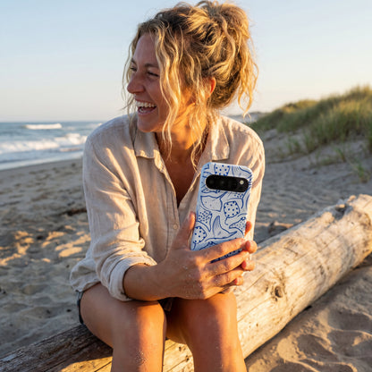 Powder Blue Stingray Fever Google Pixel 10/10 Pro Case