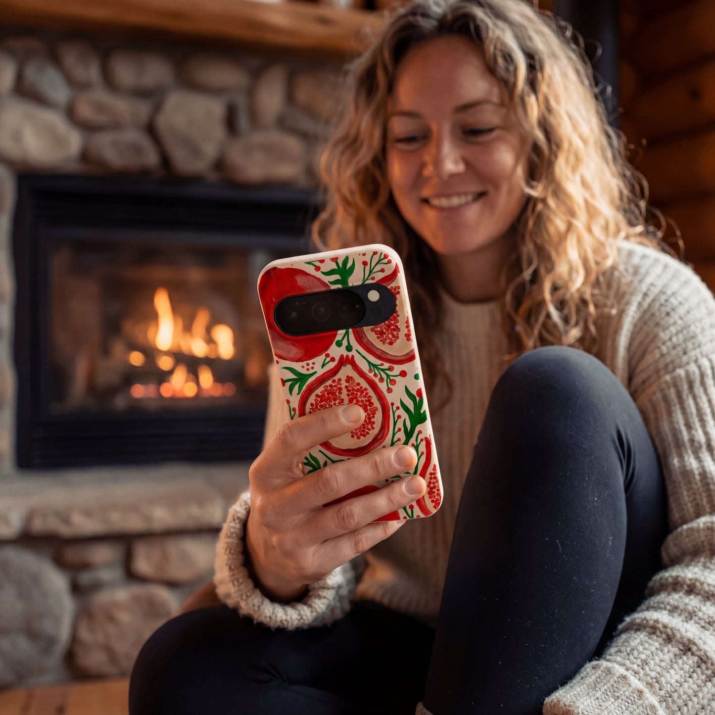 Seashell Pomegranate Cheer Google Pixel 10/10 Pro Case