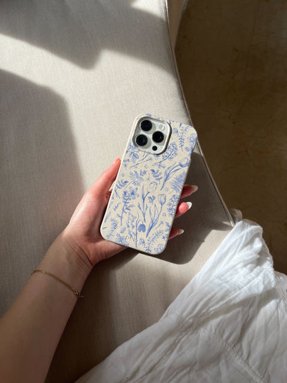 London Fog Indigo Bouquet iPhone 17 Pro Case