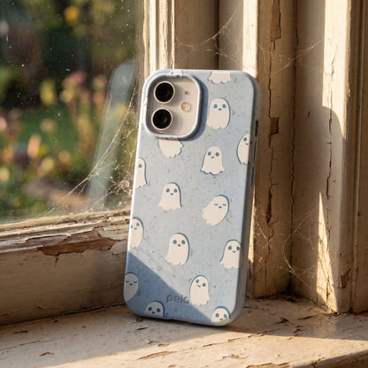 Powder Blue Ghostly iPhone 17 Case