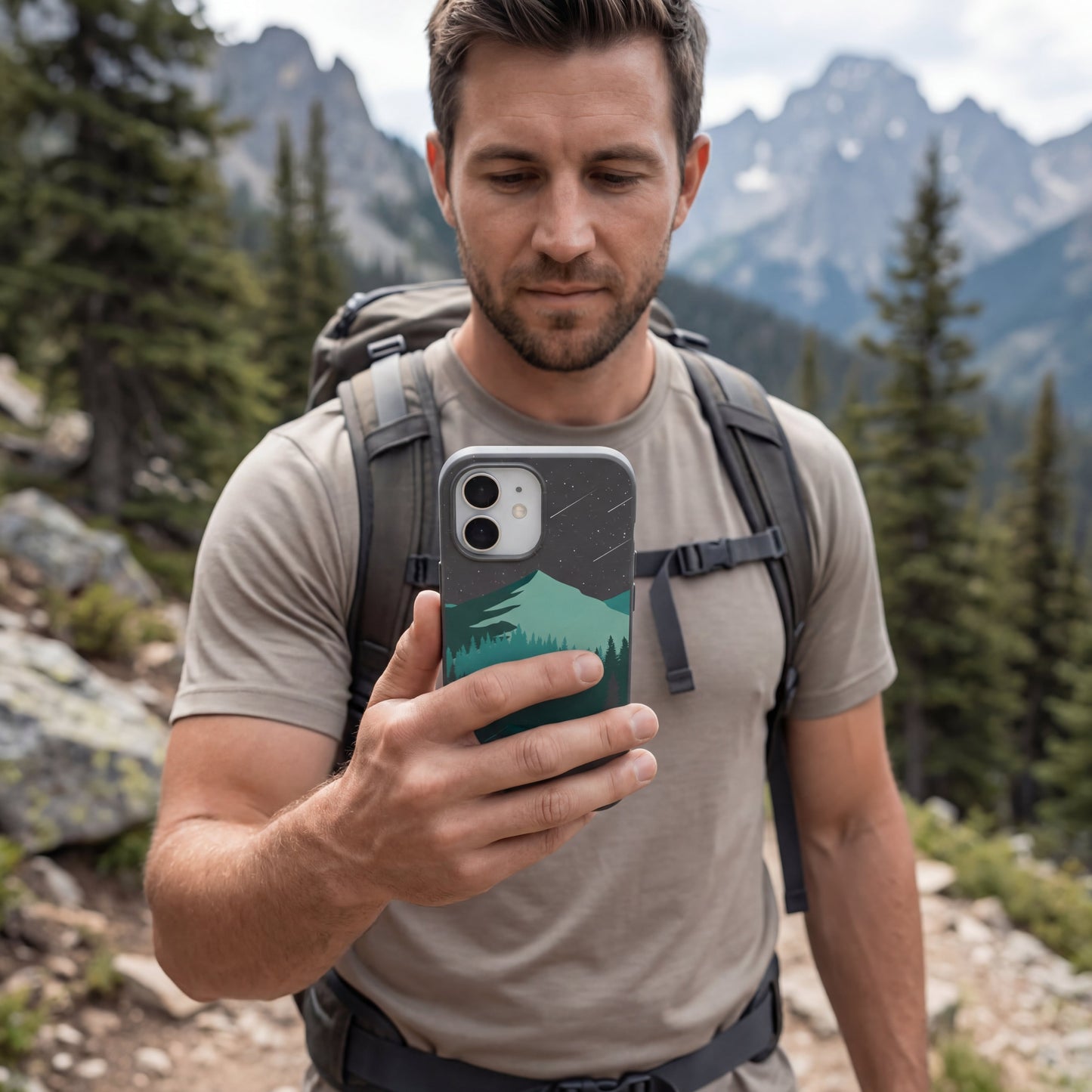 Black Boreal iPhone 17 Pro Case