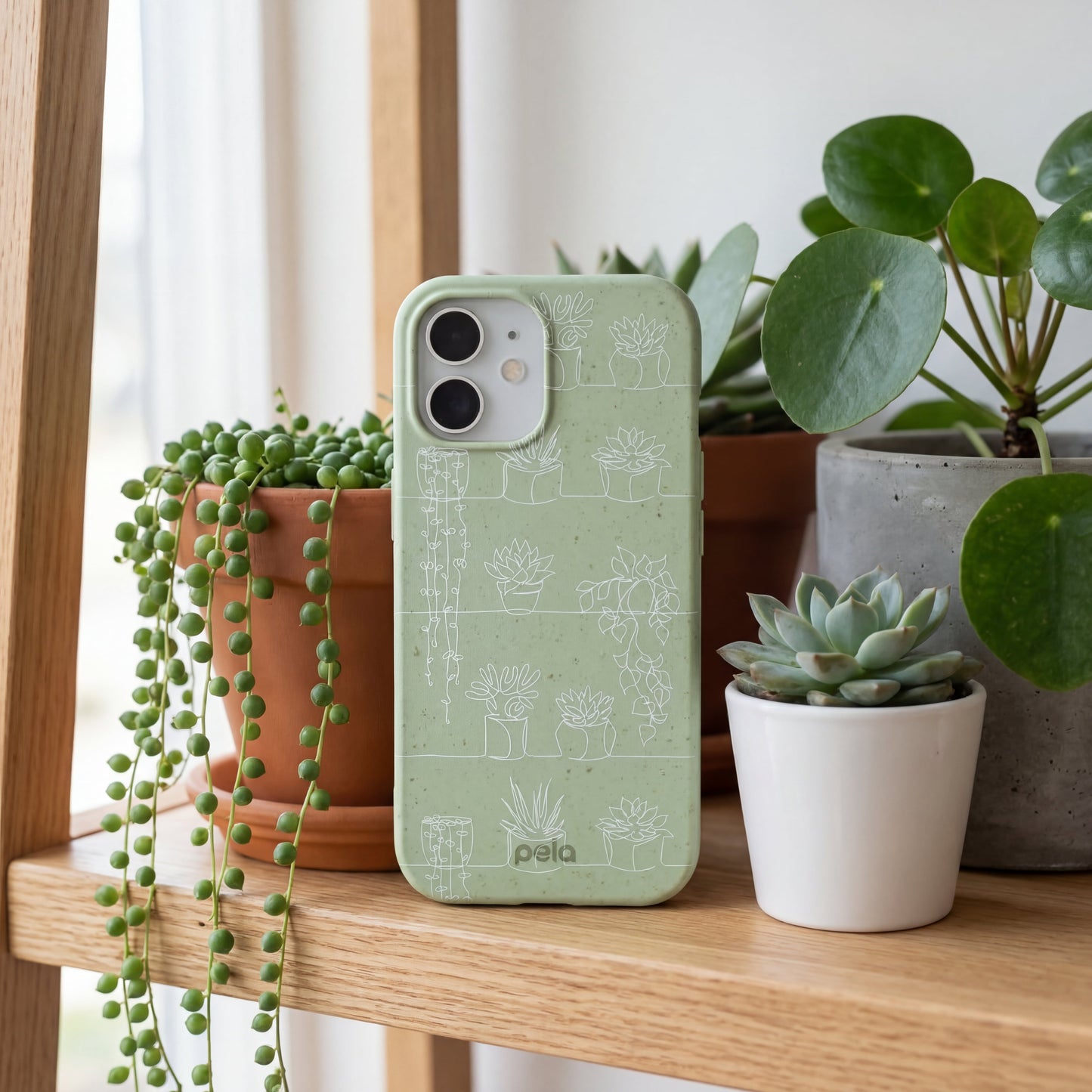 Sage Green Green Cascade iPhone 17 Pro Case