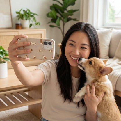 Seashell Corgi Cuties iPhone 17 Pro Case