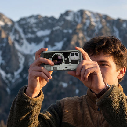 Black Vintage Camera iPhone Air Case