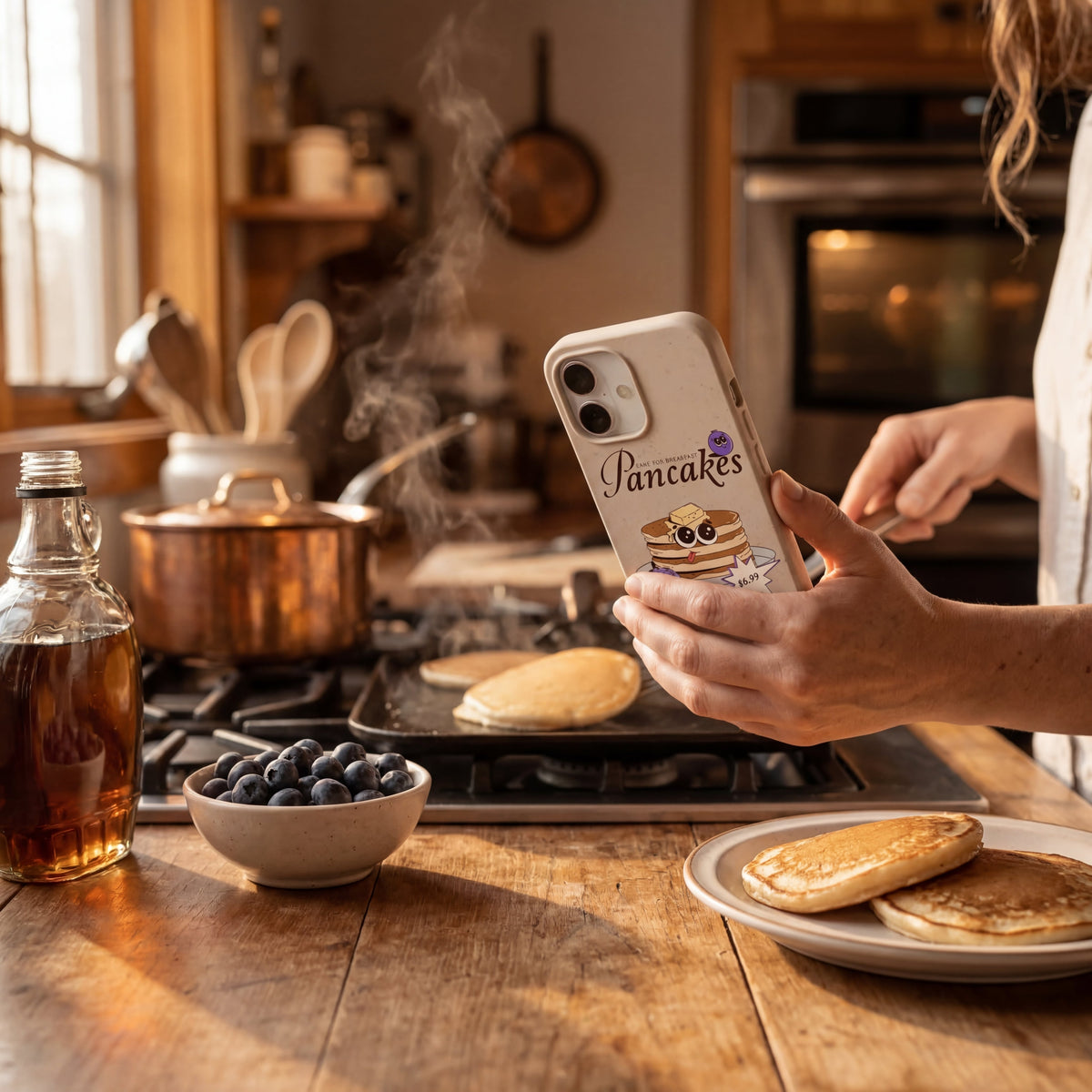 Seashell Pancake Time iPhone 17 Pro Max Case
