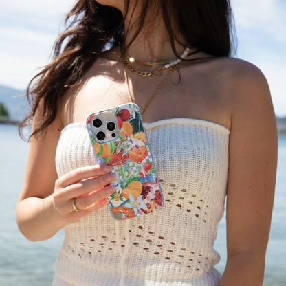 Powder Blue Mediterranean Summers iPhone 17 Pro Case
