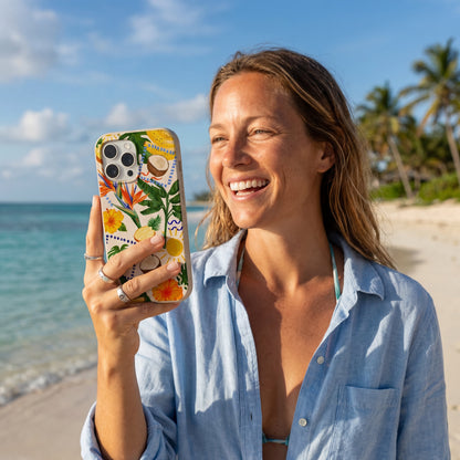 Seashell Tropics iPhone 17 Case