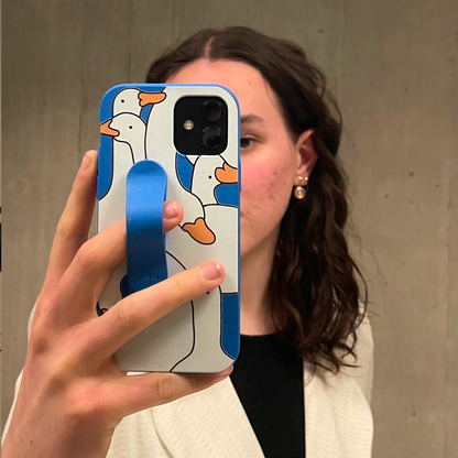 Electric Blue Silly Goose iPhone 17 Pro Case