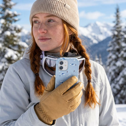 Powder Blue Ski Pass iPhone Air Case