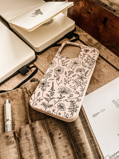 Seashell Wild Flower iPhone 17 Pro Max Case