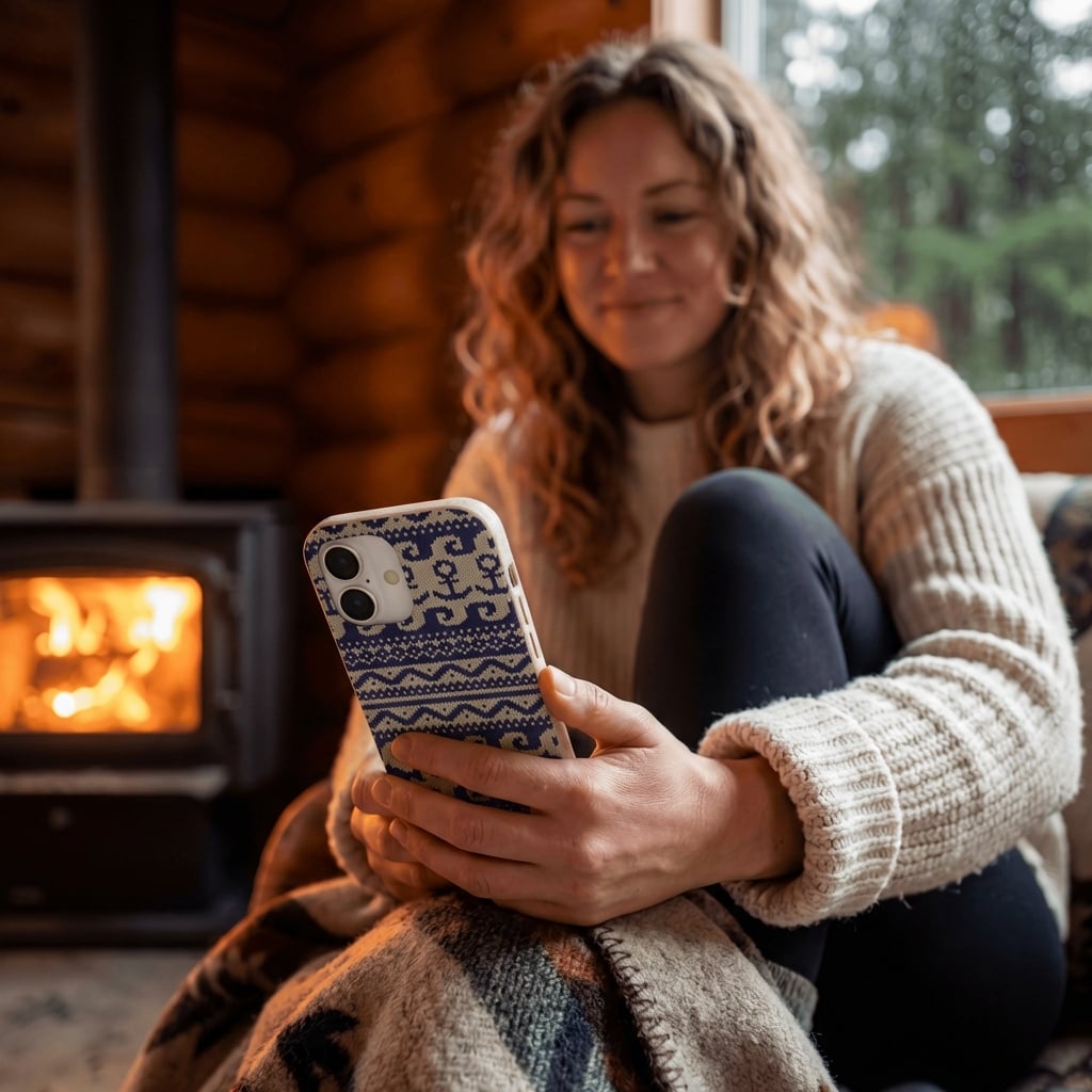 London Fog Ocean Knit iPhone Air Case