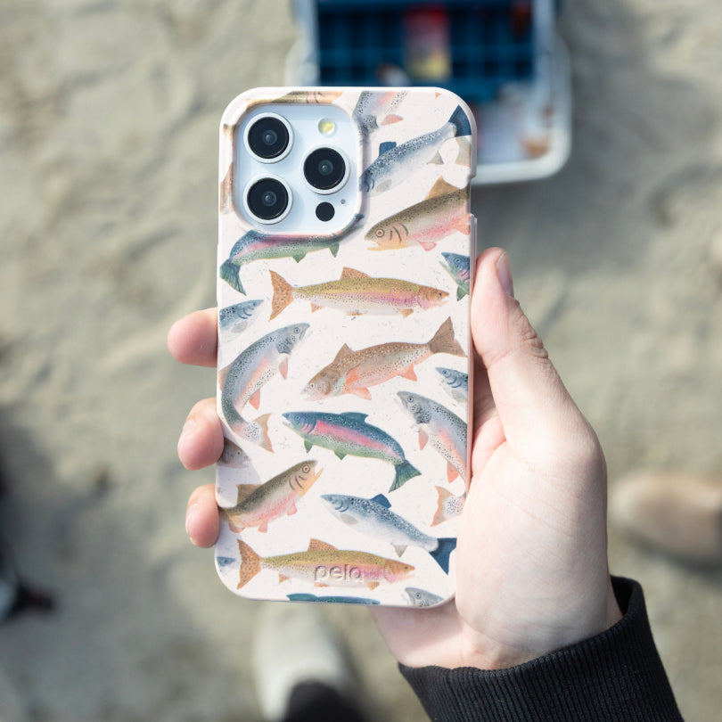 Seashell Rainbow Trout iPhone 17 Pro Case