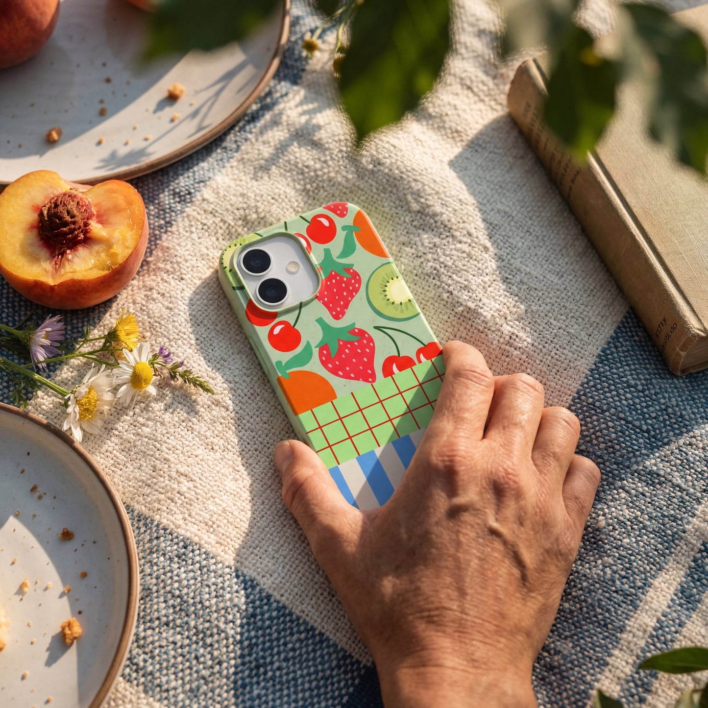 Sage Green Fresh Picnic iPhone Air Case