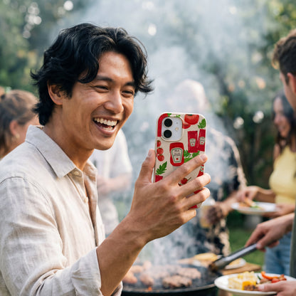 Seashell Ketchup Party iPhone 17 Pro Case