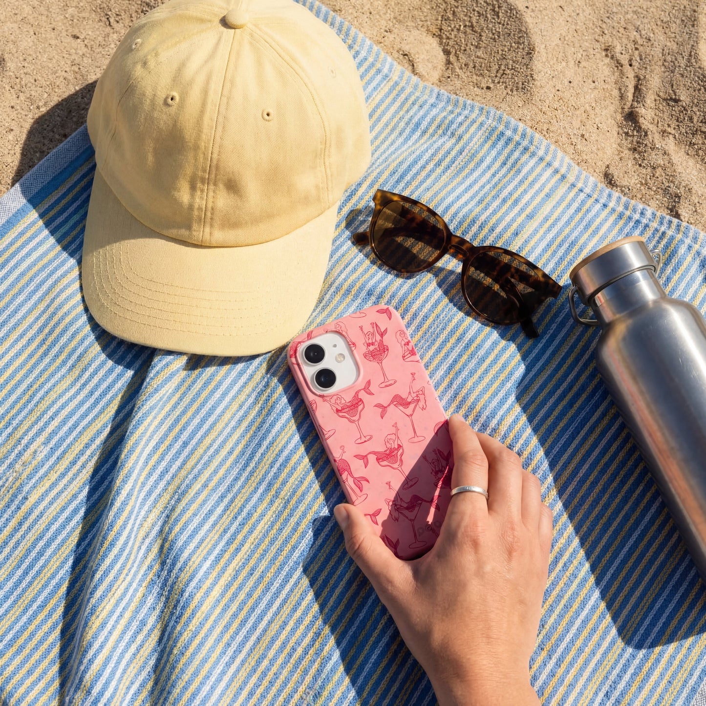 Bubblegum Pink Mermaid Cocktail iPhone Air Case