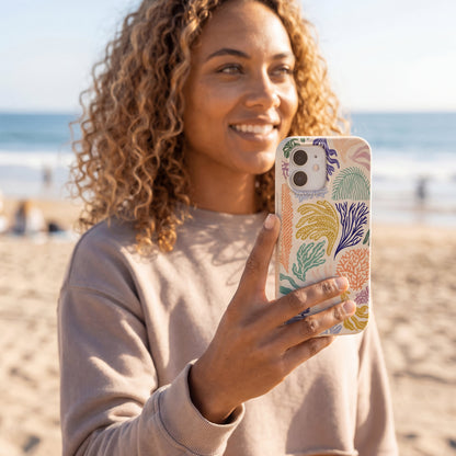 Seashell Coral Dreams iPhone 17 Case