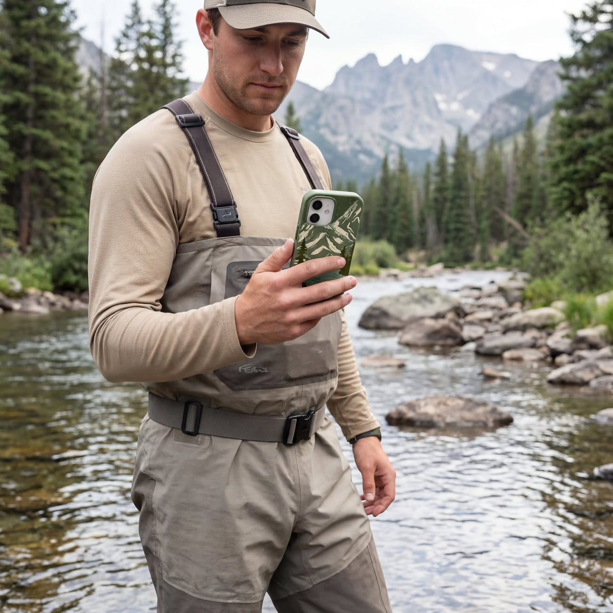 Forest Floor Morning Fishing iPhone 17 Case