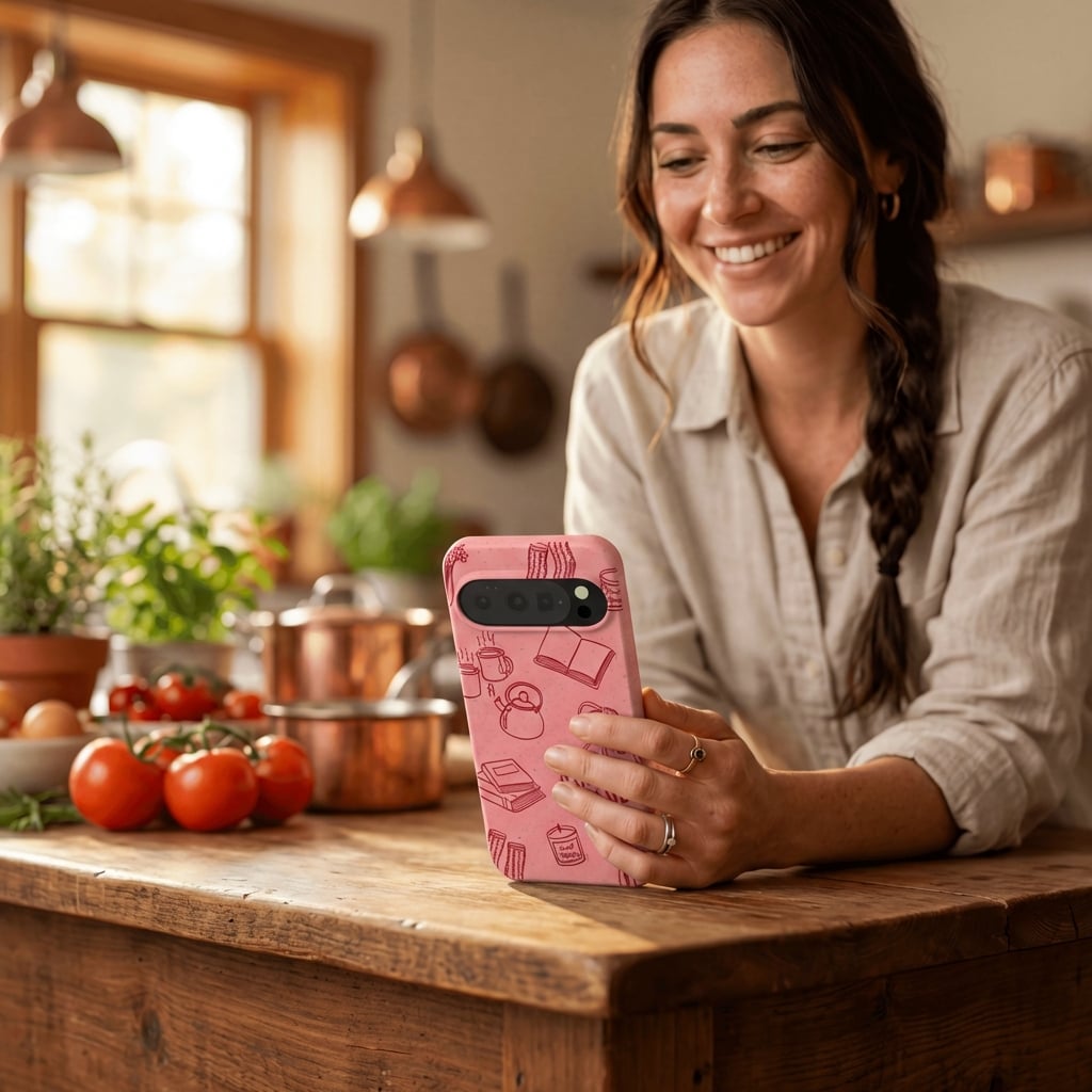 Bubblegum Pink Book Club Google Pixel 10/10 Pro Case