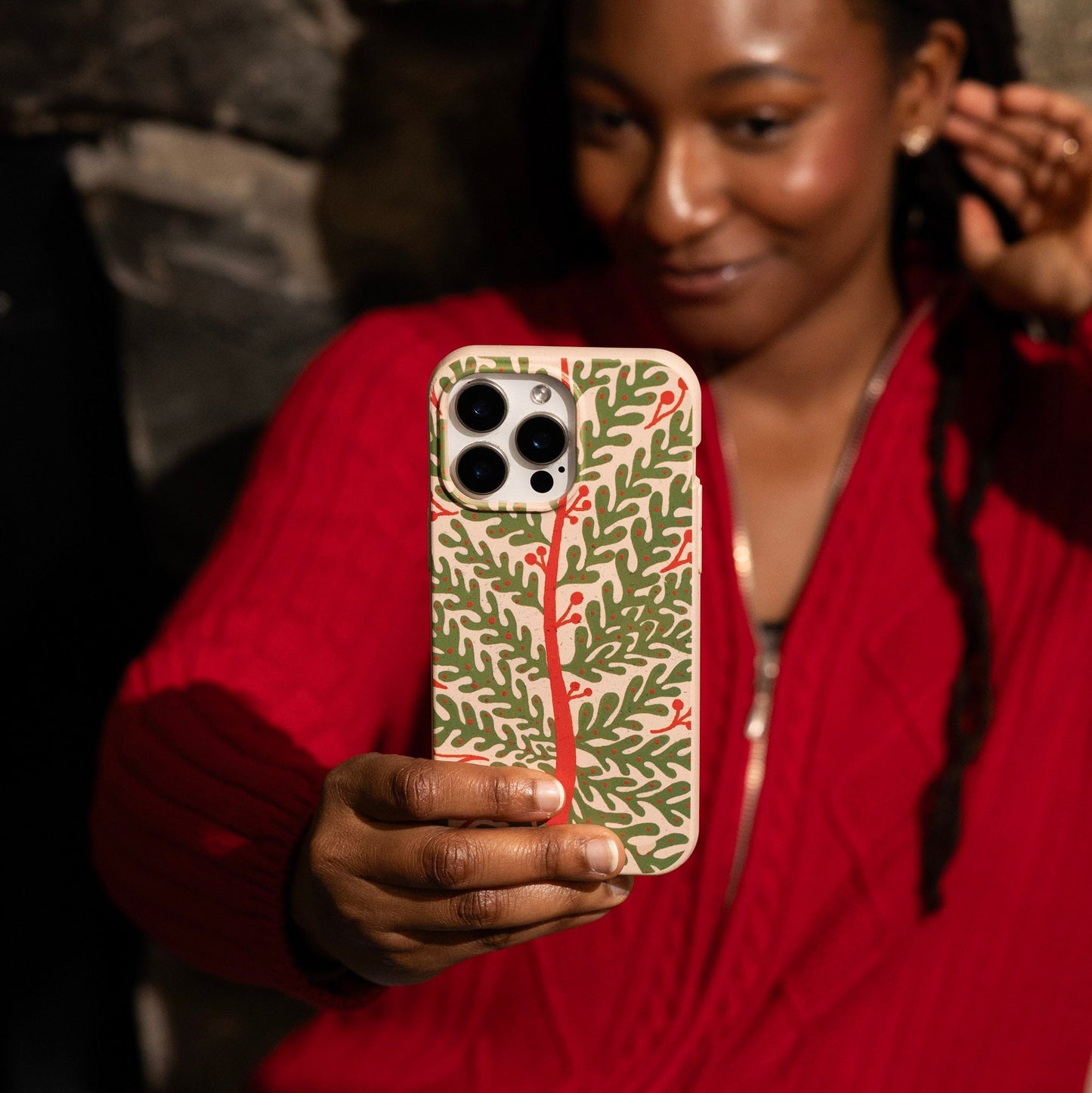 Seashell Festive Foliage iPhone 17 Pro Case