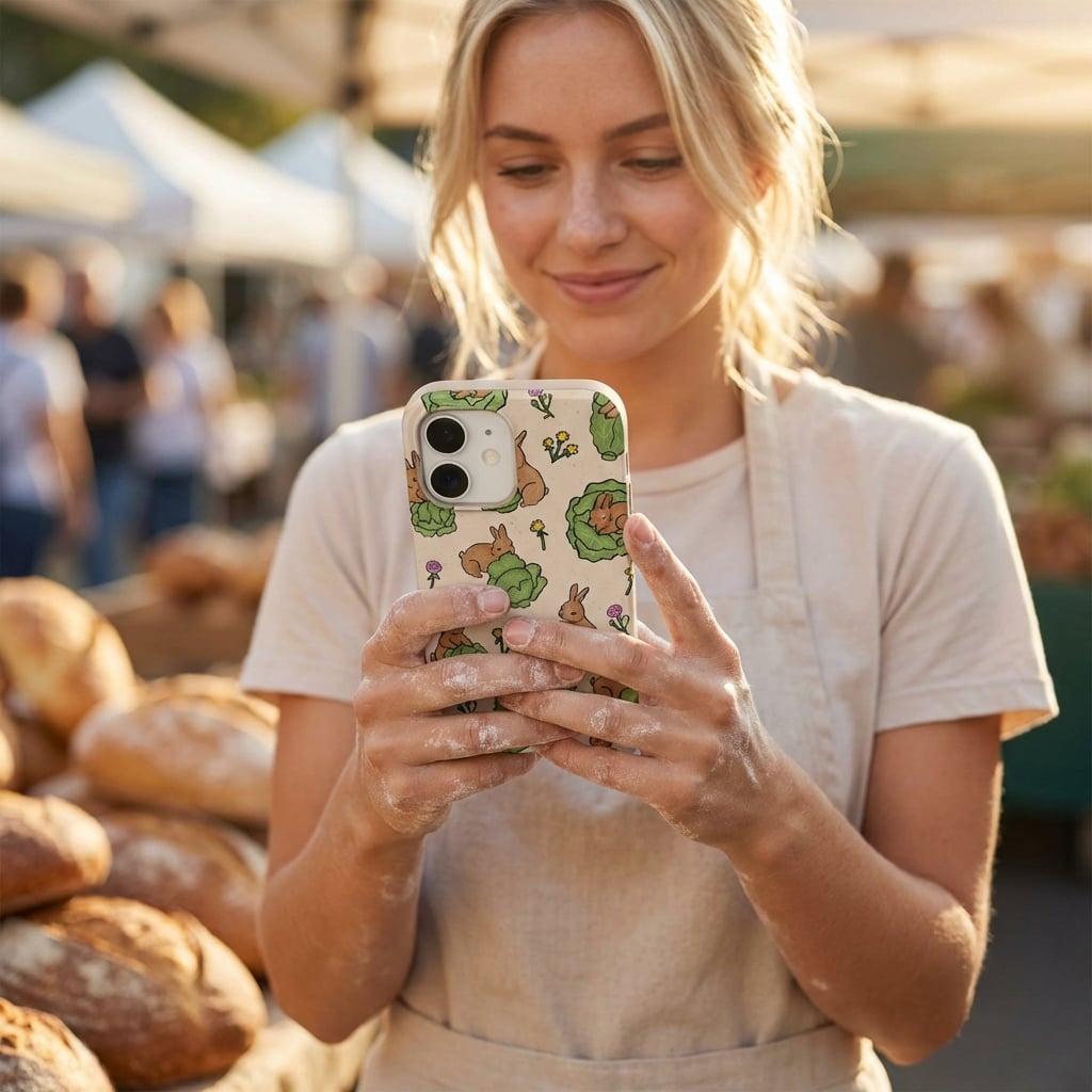 Seashell Garden Snack iPhone Air Case