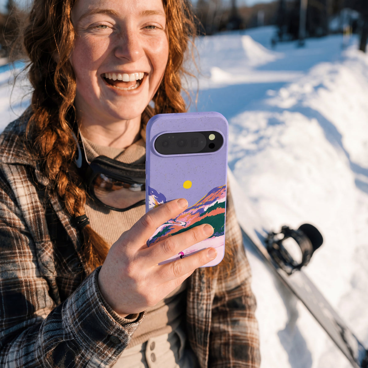 Lavender Alpine Sunset Google Pixel 10/10 Pro Case