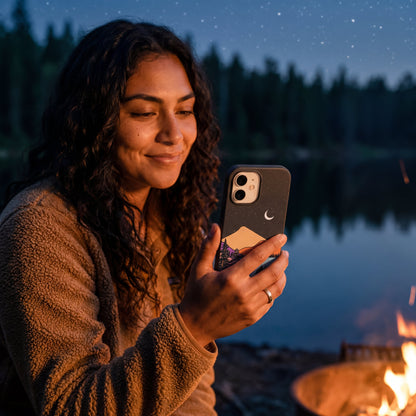 Black Night Trails iPhone 16e/17e Case