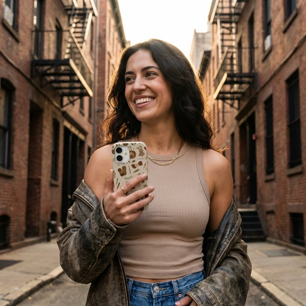 London Fog Cozy Knit iPhone 16e/17e Case