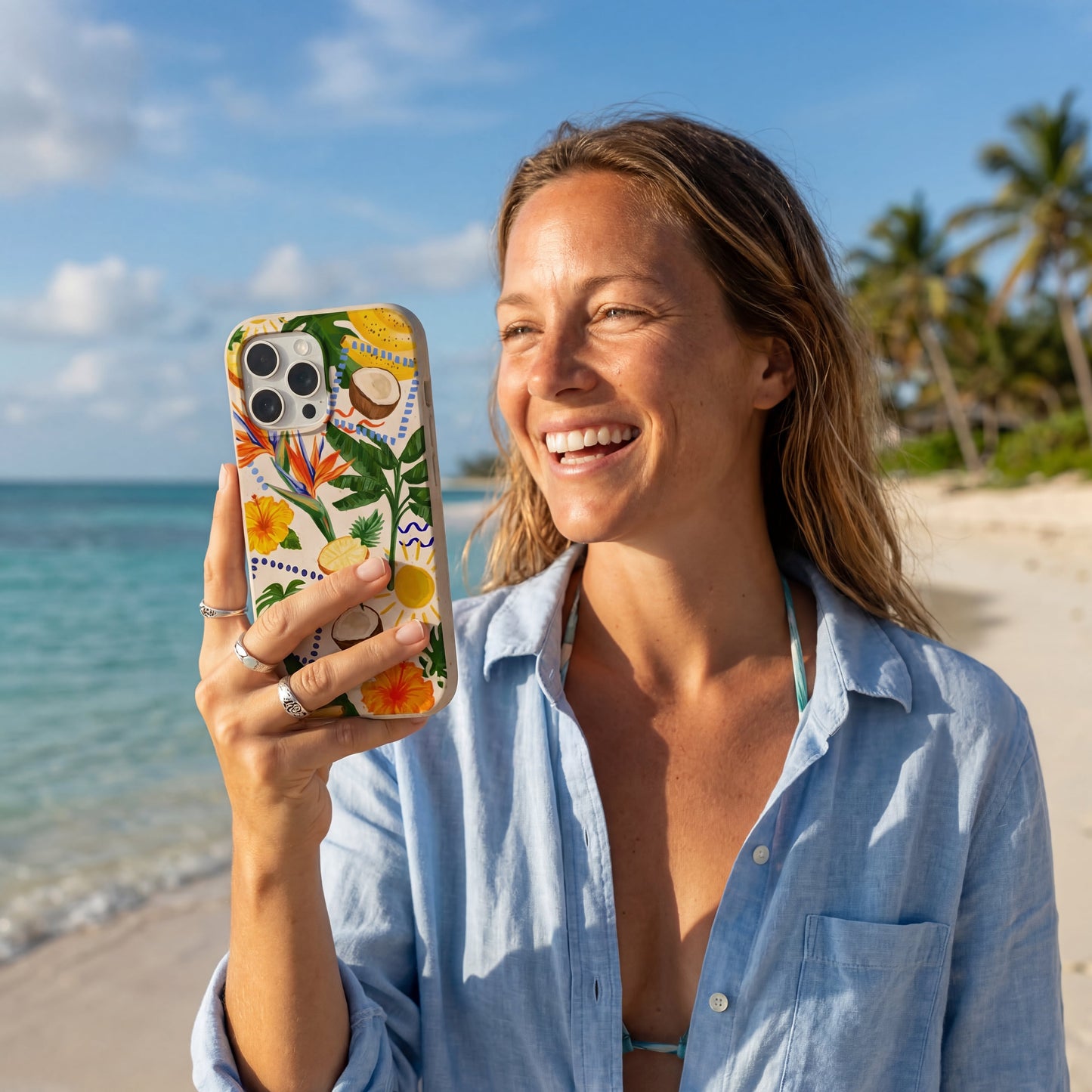 Seashell Tropics iPhone 16e/17e Case