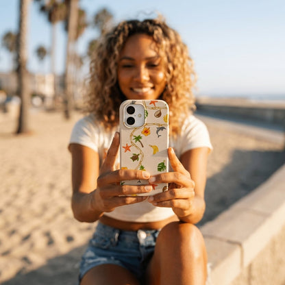 Seashell Island Charms iPhone 16e/17e Case