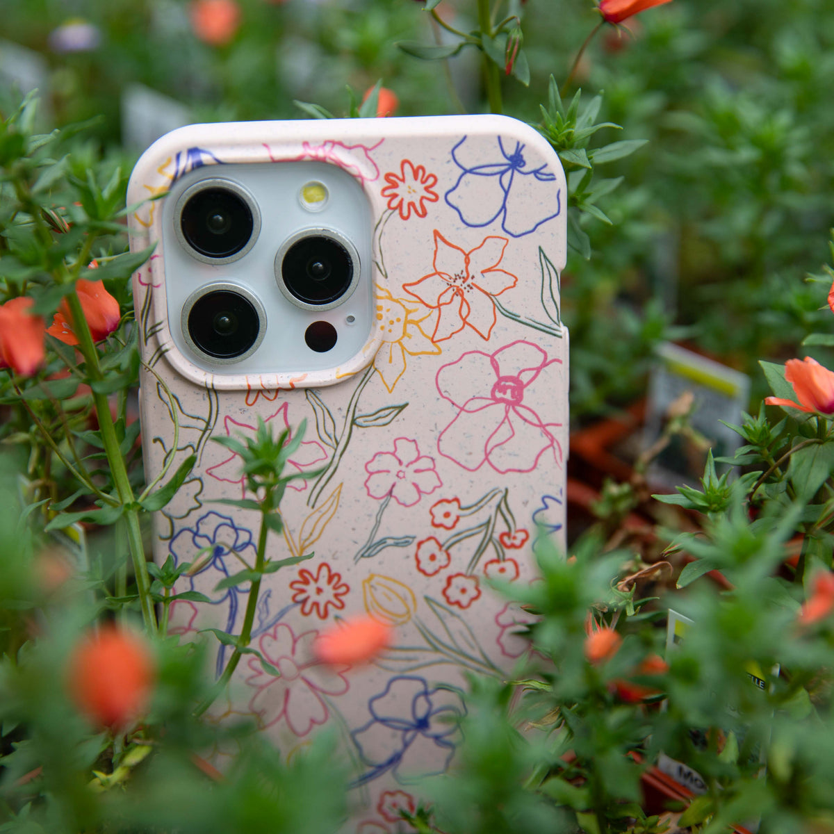Seashell Petals Sketch iPhone 16e/17e Case