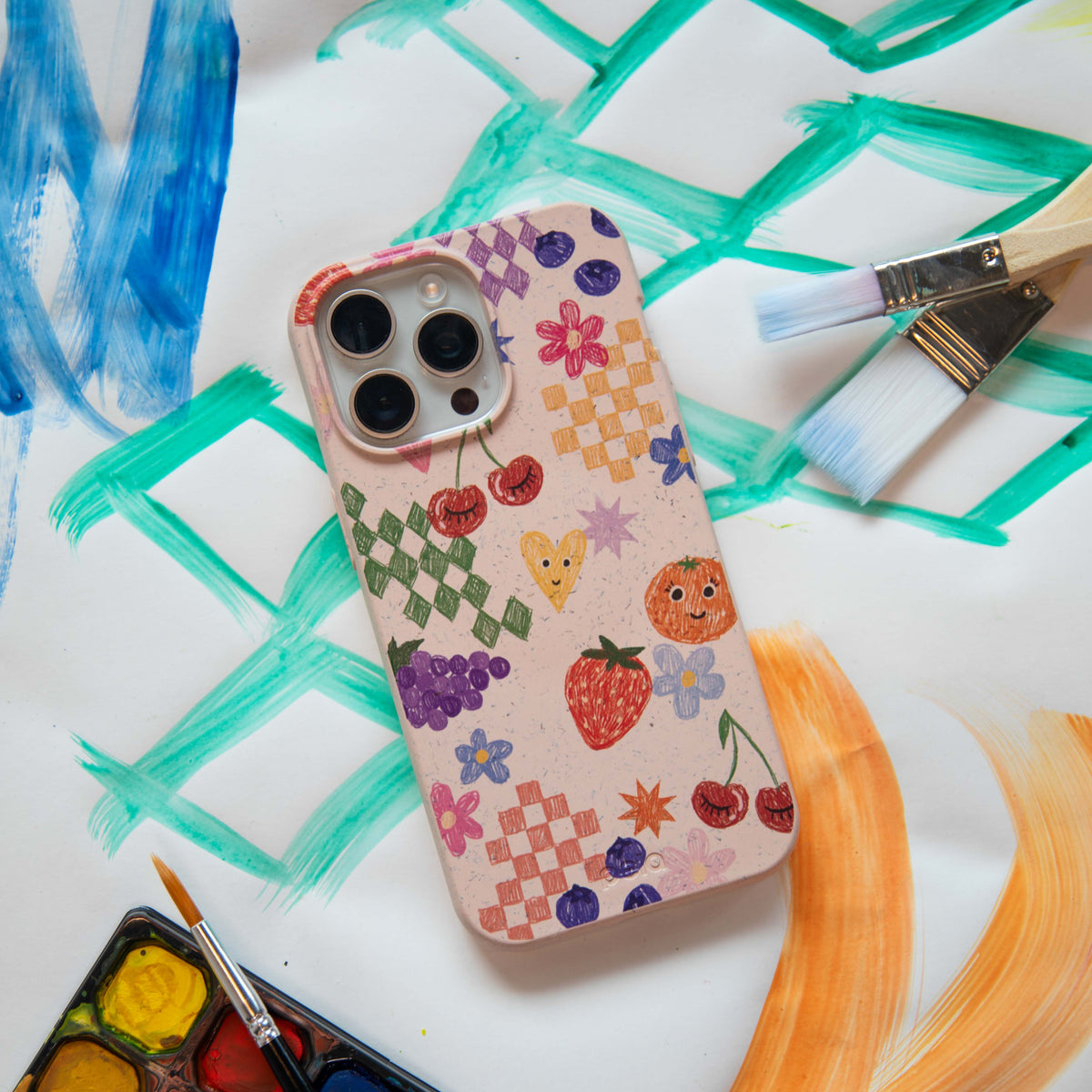 Seashell Pencil Doodles iPhone 16e/17e Case