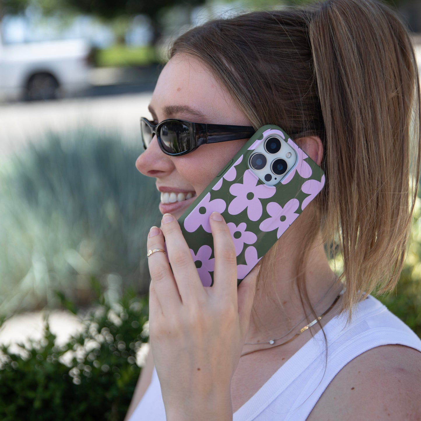 Forest Floor Pink Blooms iPhone 16e/17e Case