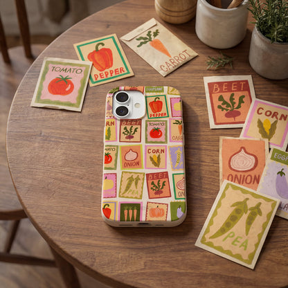 Seashell Veggie Packets iPhone 16e/17e Case