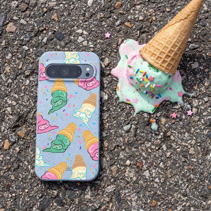 Powder Blue Meltdown Club Google Pixel 10/10 Pro Case