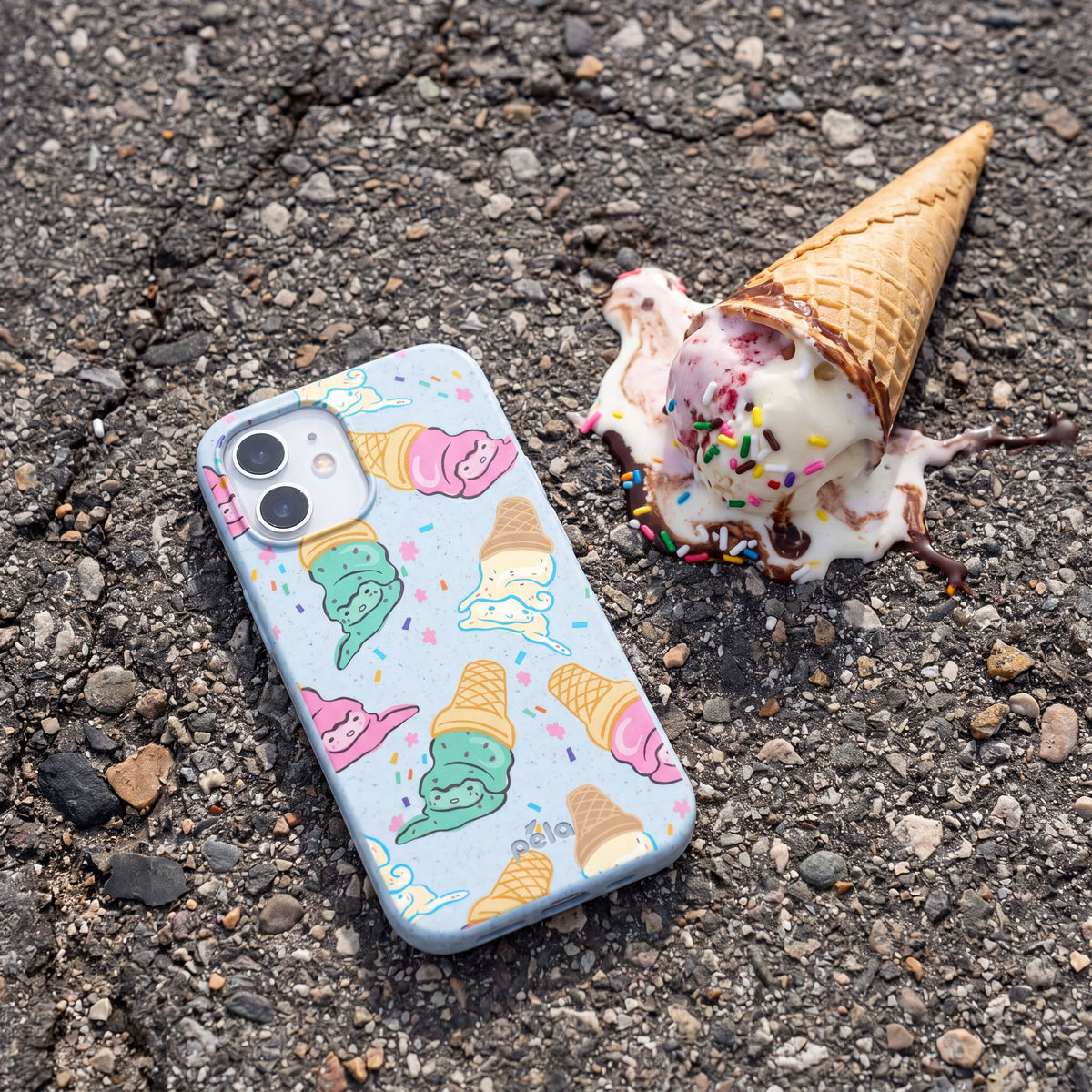 Powder Blue Meltdown Club iPhone Air Case