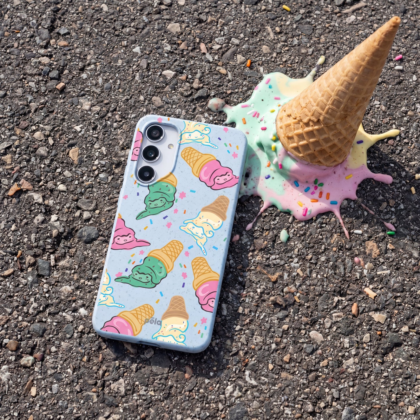 Powder Blue Meltdown Club Samsung Galaxy S26+(Plus) Case