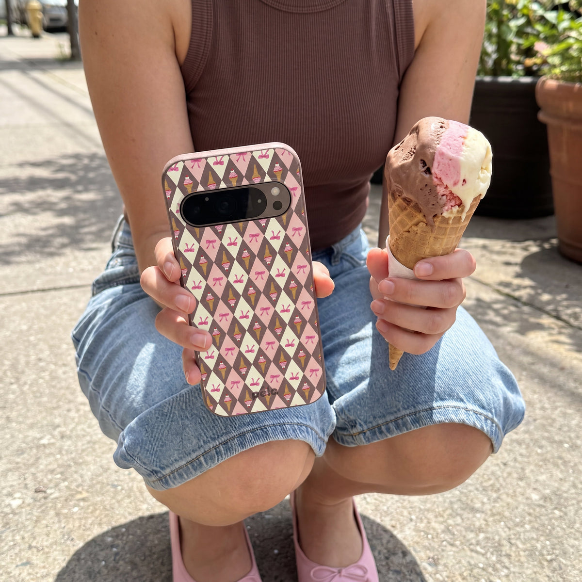 Chocolate Brown Neapolitan Dream Google Pixel 10a Case