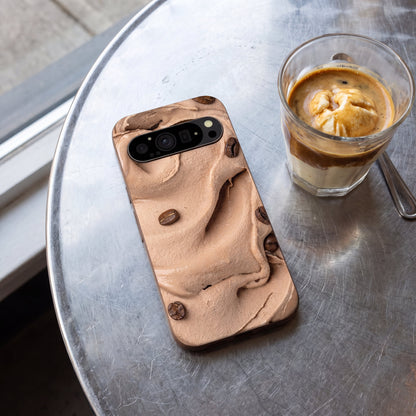 Chocolate Brown Espresso Swirl Google Pixel 10a Case