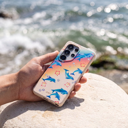 Seashell Dolphin Sunset Samsung Galaxy S26+(Plus) Case