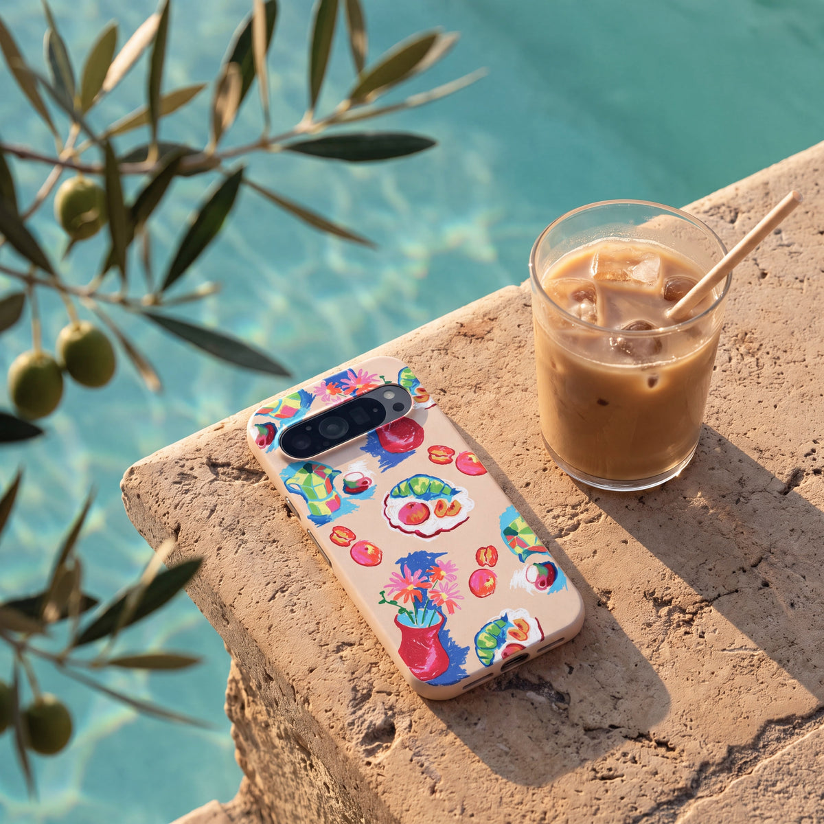 Seashell Breakfast in Venice Google Pixel 10a Case