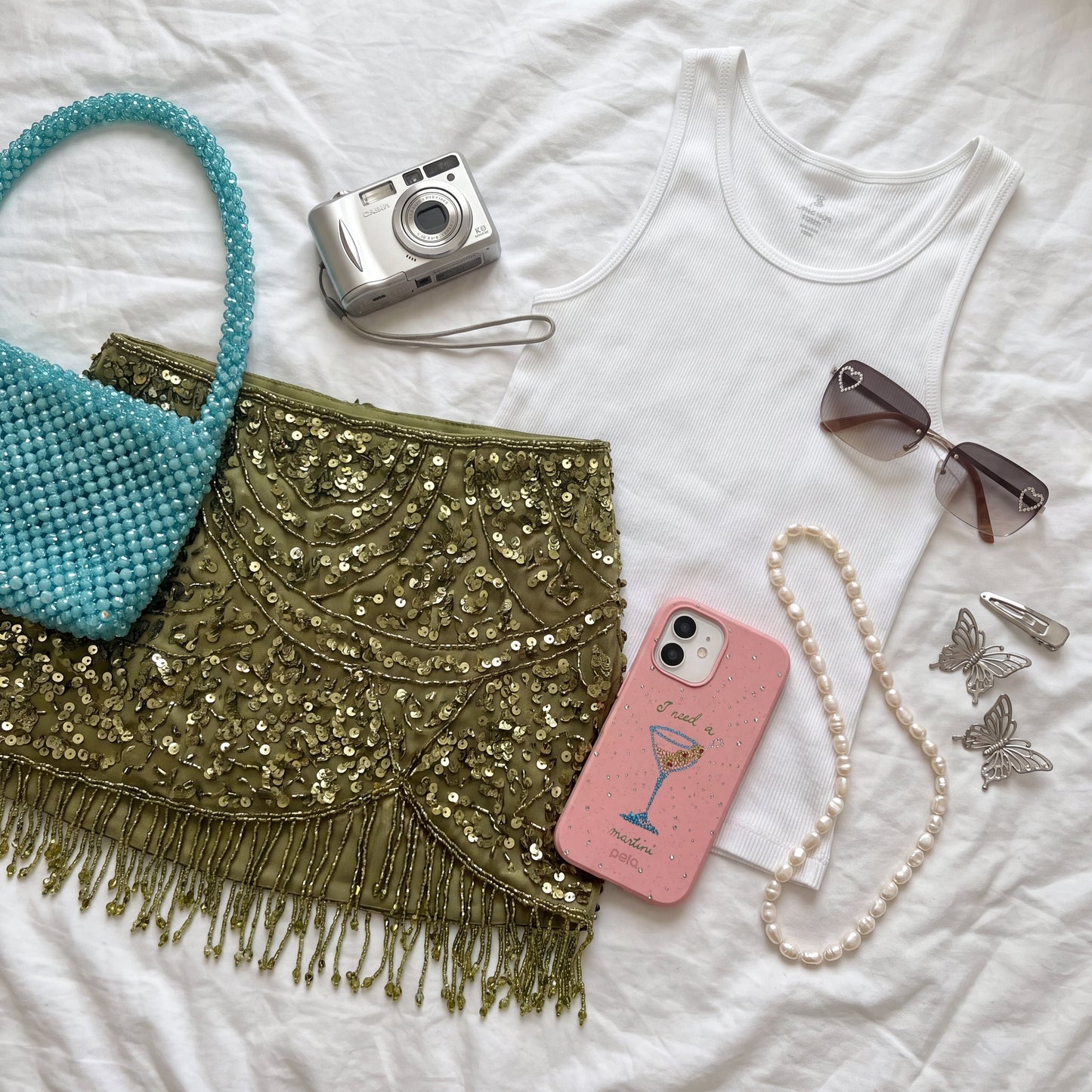 Bubblegum Pink I Need A Martini iPhone Air Case
