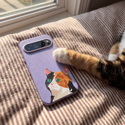 Lavender Calico Google Pixel 8 Case