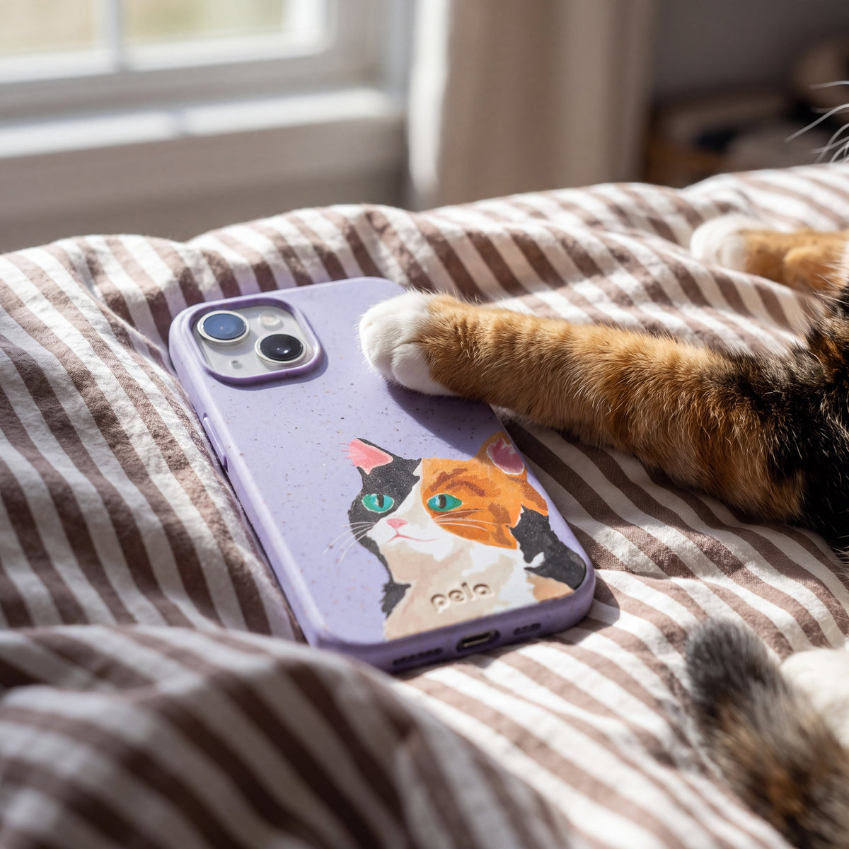 Lavender Calico iPhone Air Case