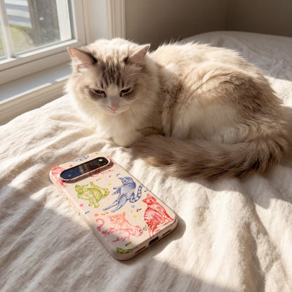 Seashell Cat Sketchbook Google Pixel 10/10 Pro Case