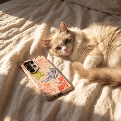 Seashell Cat Sketchbook Samsung Galaxy S26+(Plus) Case