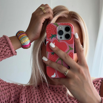 Bubblegum Pink Cherry Berry iPhone 17 Case