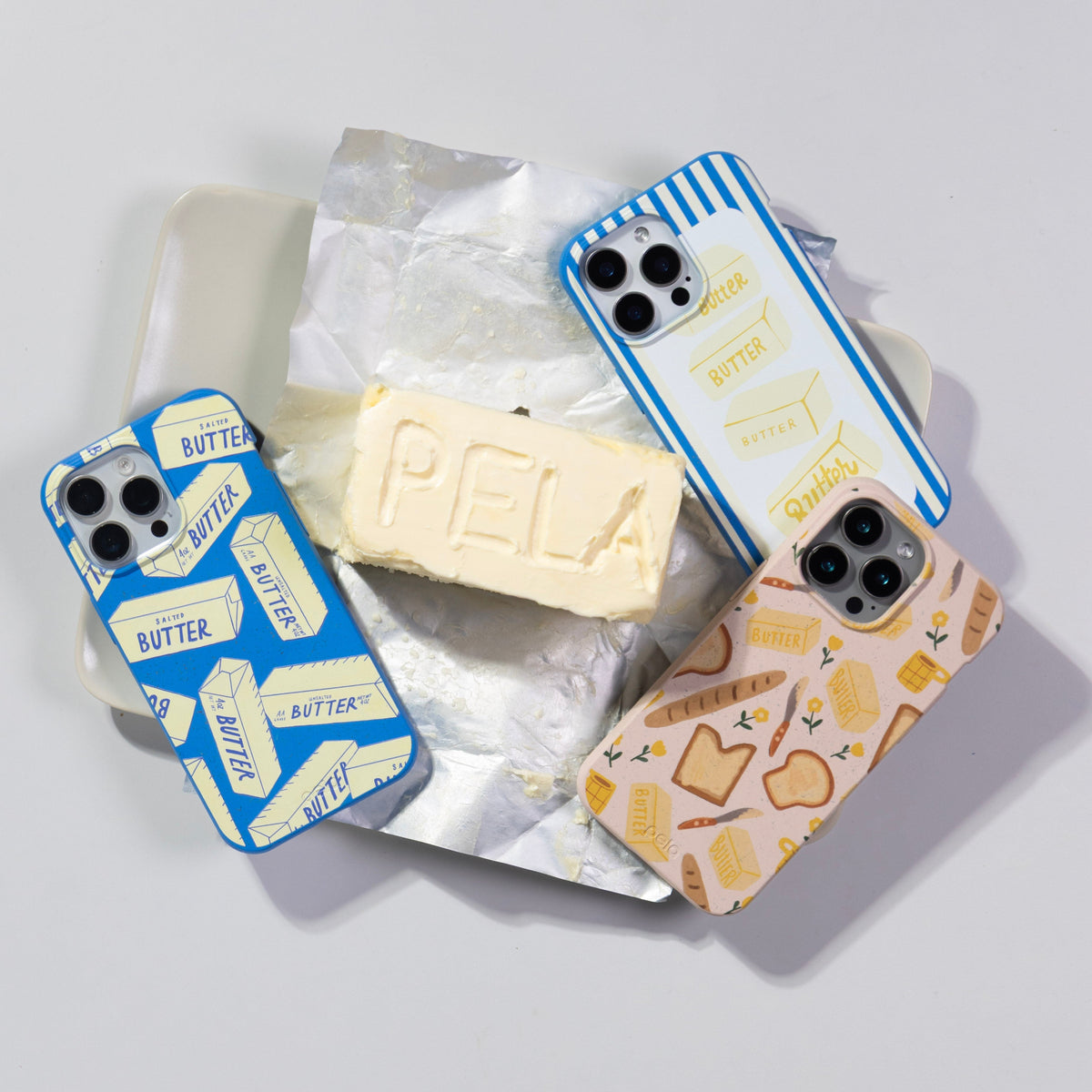 Electric Blue Butter Love iPhone 17 Case