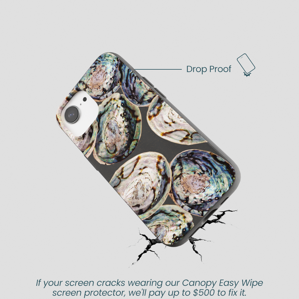 Black Abalone Shells iPhone 16e/17e Case