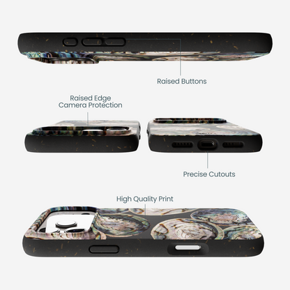 Black Abalone Shells iPhone 17 Pro Max Case